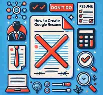 How to Create a Google Resume | Don’t Do