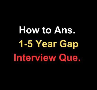 How to Explain Gap Years in Resume or Interview | 5 Years