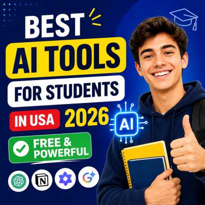 Best AI Tools for Students in USA 2026  Free & Powerful